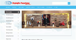Desktop Screenshot of eksioglupazarlama.com